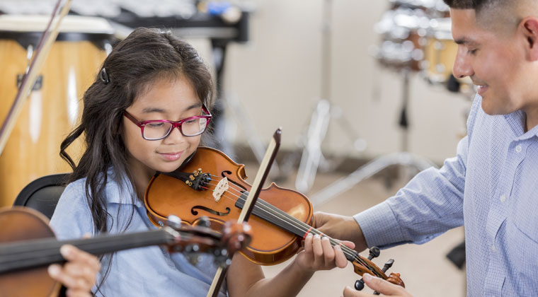 和孩子一起練習小提琴過程中的感想